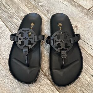Tory Burch Black Sandals size 7